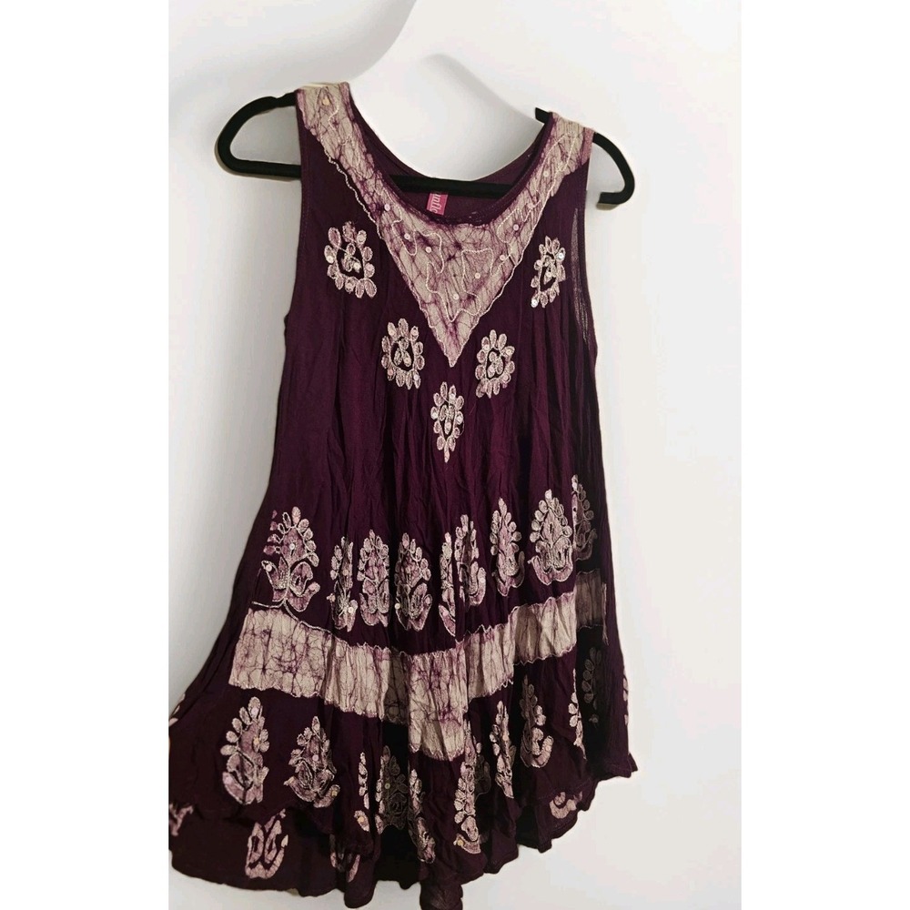 Sunflower Brand Free Size Boho‎ Bohemian Sleeveless Stylish Top Embellished